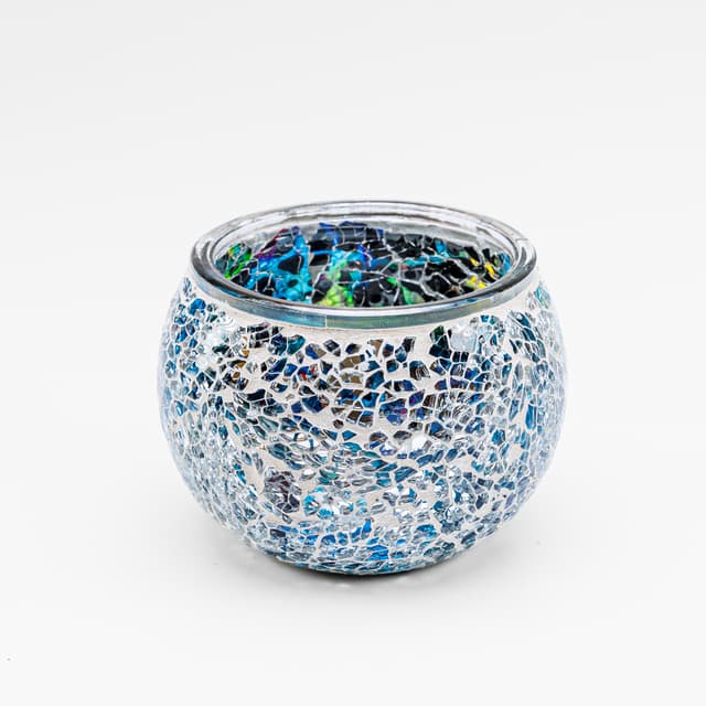 Teelichthalter 9 cm Dorsetto Mosaik Multicolor